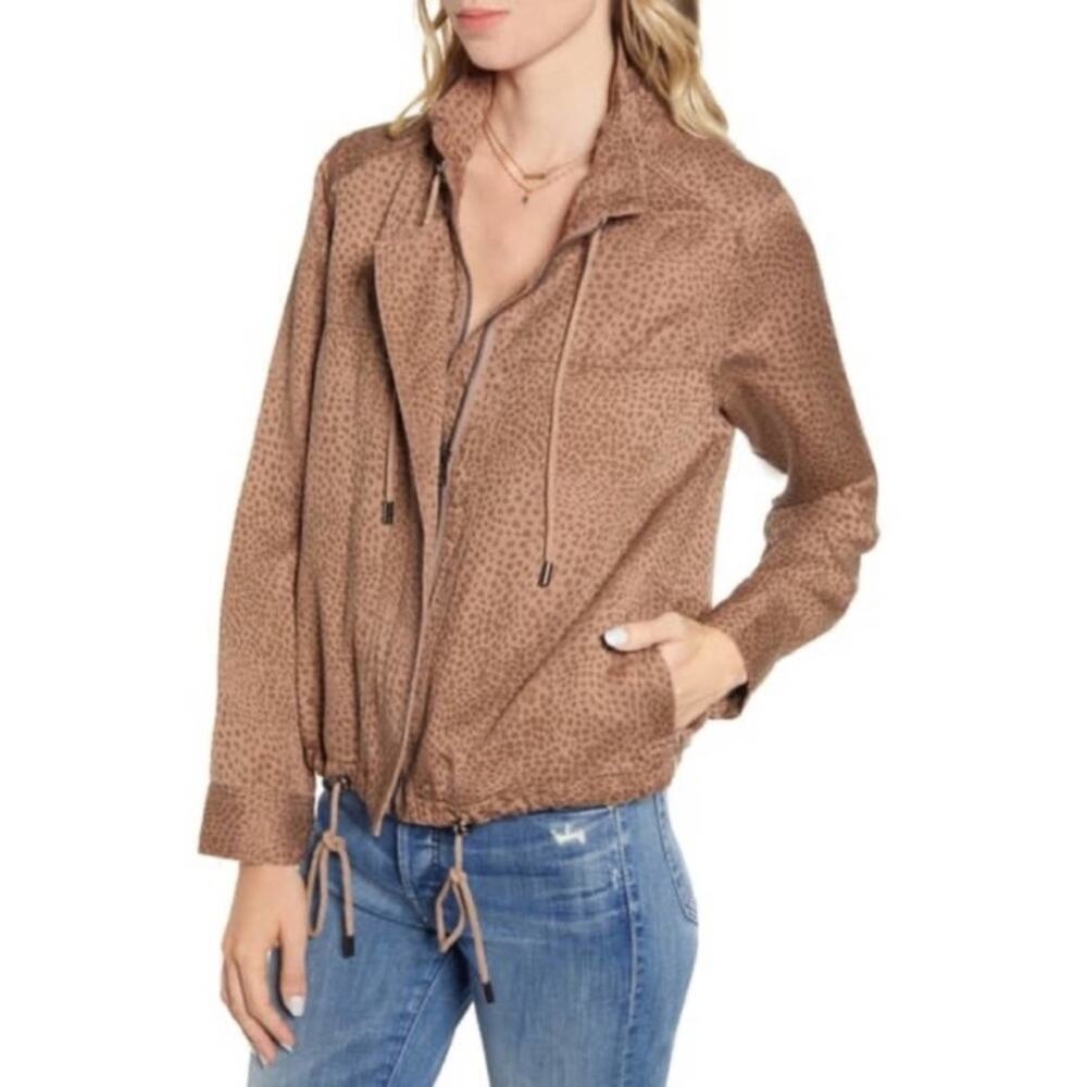 Rails Tennessee Jacket Tawny Spots animal print leopard sz M